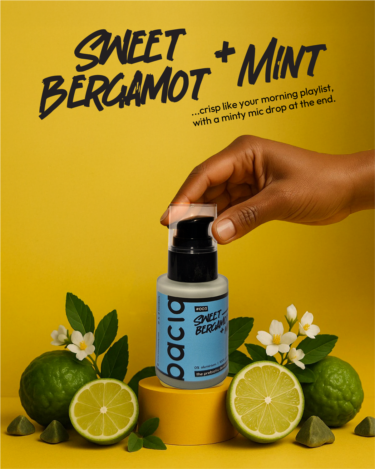 Prebiotic Deodorant Cream | 30ml | Sweet Bergamot & Mint