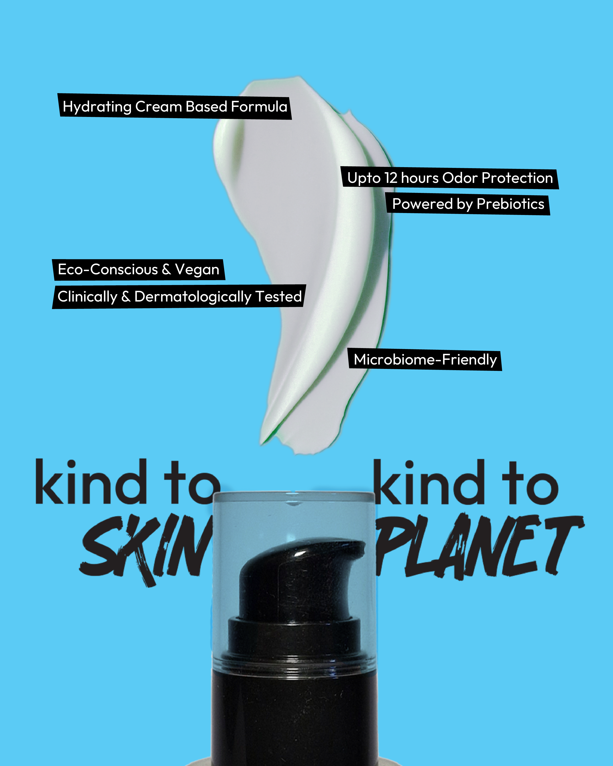 Prebiotic Deodorant Cream | 30ml | Sweet Bergamot & Mint