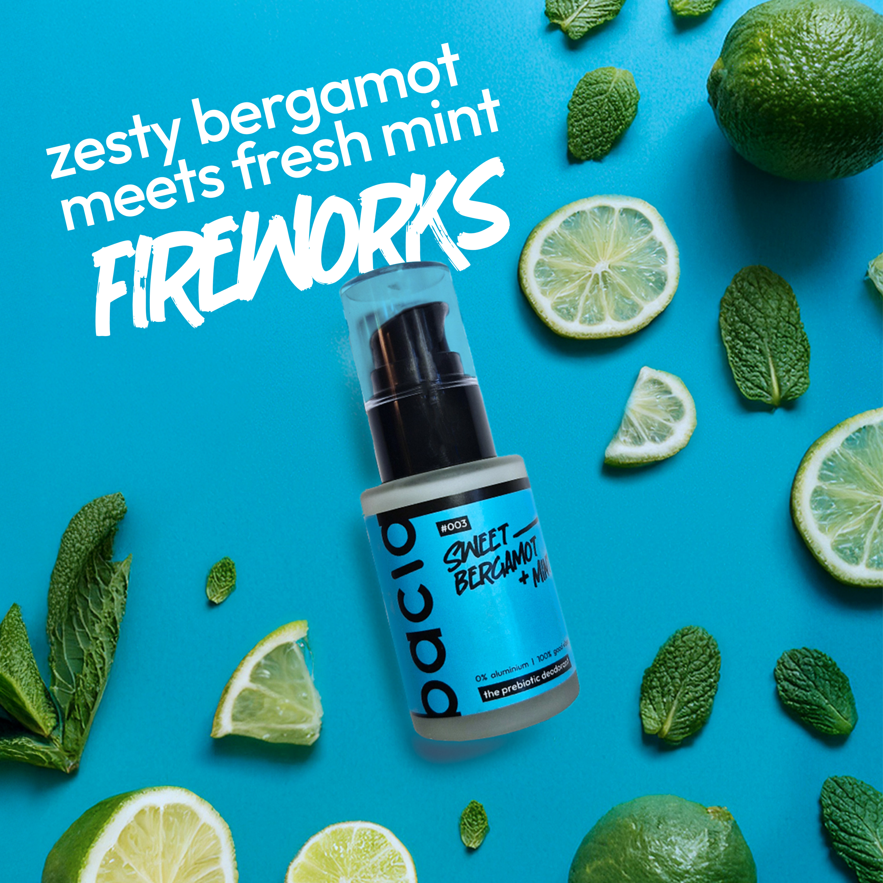 Prebiotic Deodorant Cream | 30ml | Sweet Bergamot & Mint